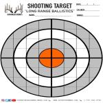 Long Range Ballistics | Free Printable Shooting Targets | Crooked Bend