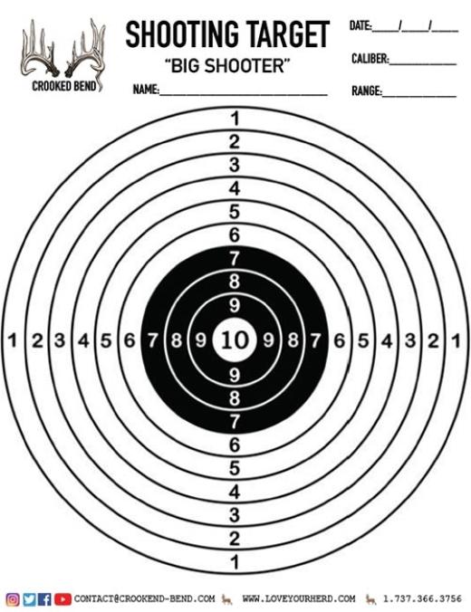 Big Shooter Printable Target