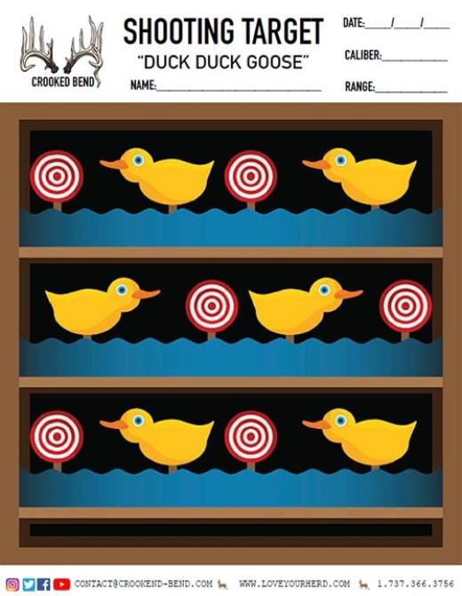 Duck Duck Good Free Printable Shooting Targets