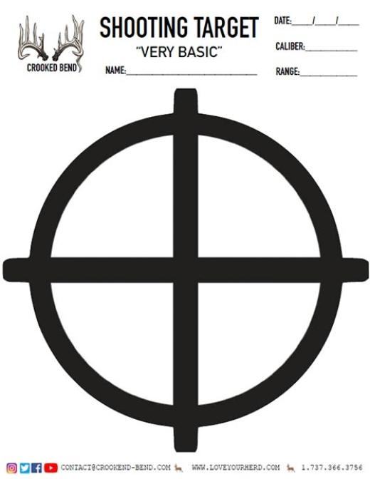 Very Basic Free Printable Shooting Targets