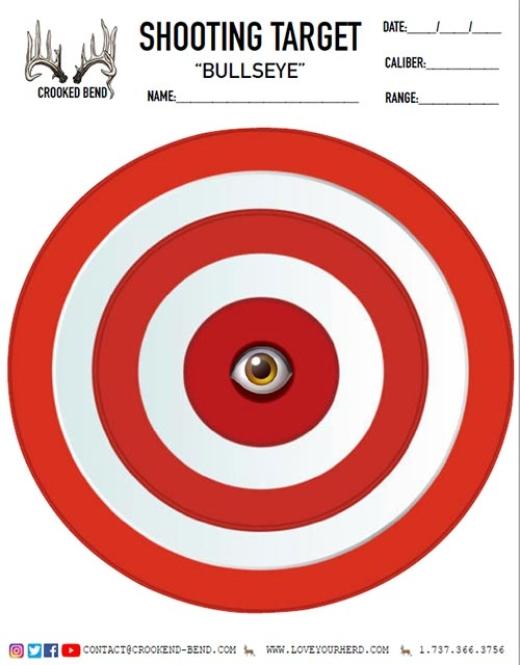 Bullseye Free Printable Shooting Targets