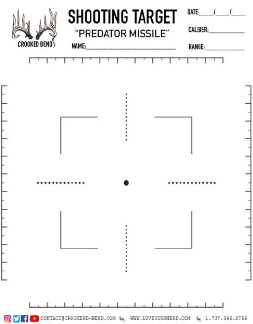 Predator Missile Free Printable Shooting Targets