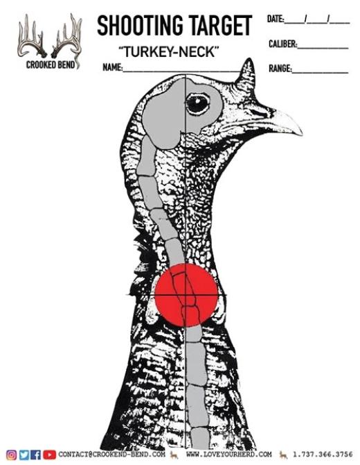 Turkey-Neck Free Printable Shooting Targets