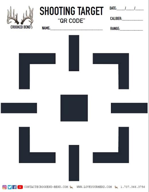 QR Code Printable Target