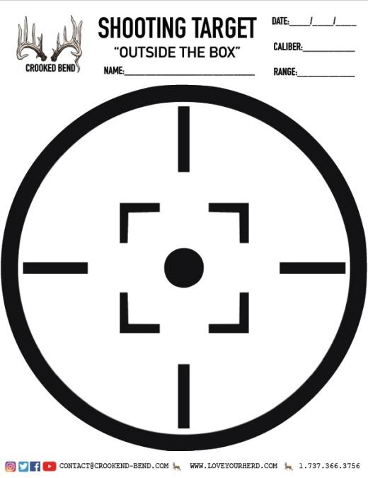 Outside The Box Printable Target