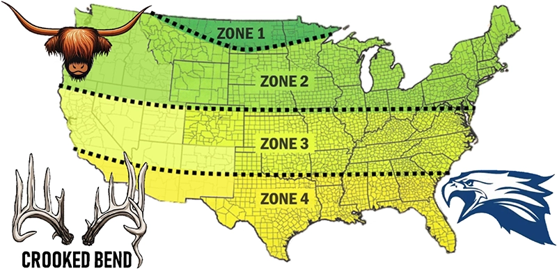 USA Planting Zones Map